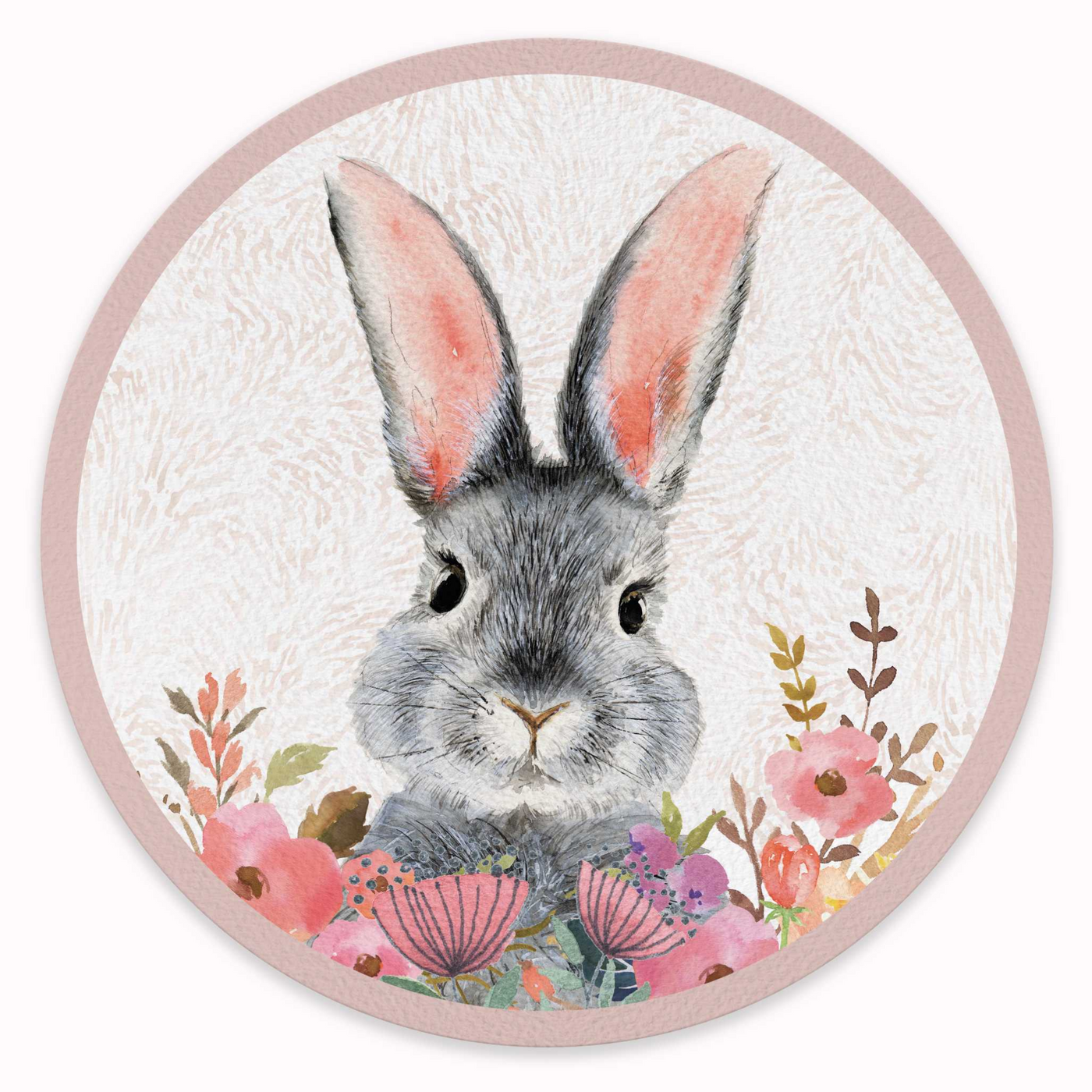 Alfombra Little Rabbit (rosa)