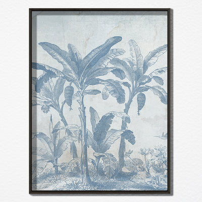 Canvas Palms Blue